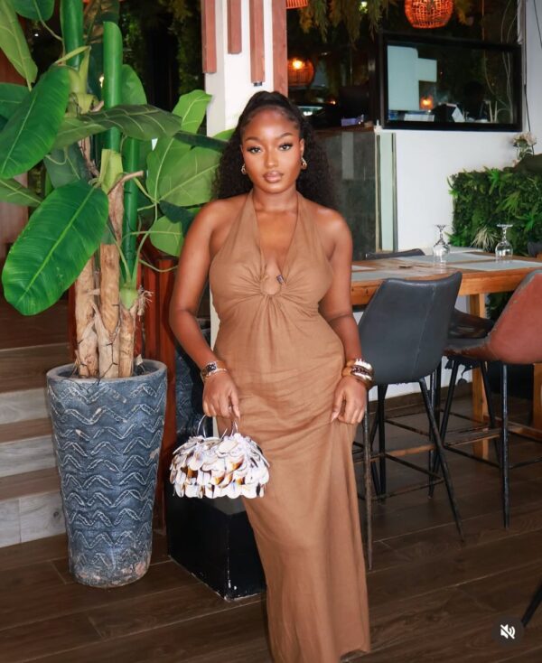 ZR Flute Halter Neck Dress