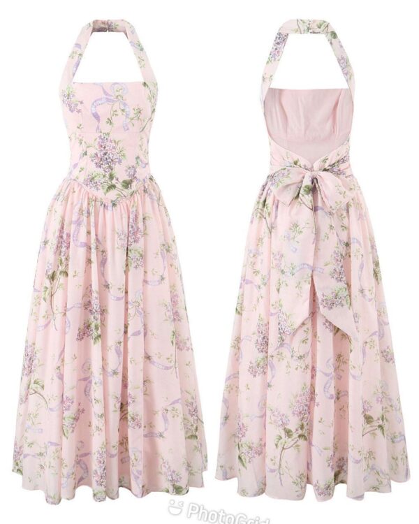 Zara Floral Print Sexy Sleeveless Dress