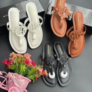 Tommy Hilfiger Scissors leather flat sole