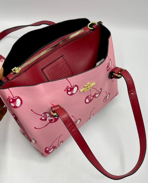Coach Bag nini tote c bag with cherry - Image 2