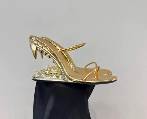 Shark heels shining Slippers heels - Image 3