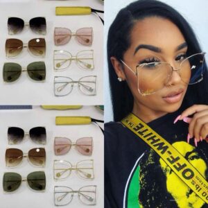 Chanel Full frame square female glasses