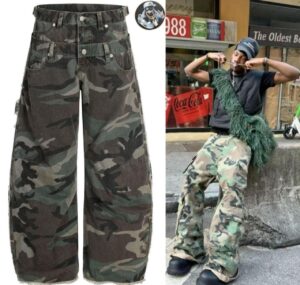 Camo cargo pants