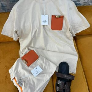 HERMES PARIS TOP ROUND NECK