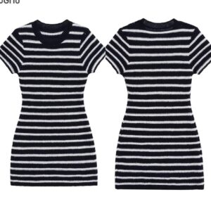 Zara Body con stripe short dress
