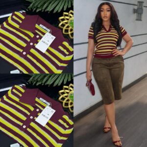 Zara Stripe sweater material