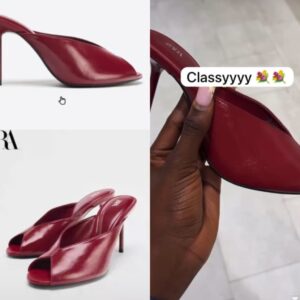 Zara 3 inches mules heels