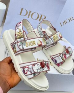 Christian Dior  Floral big sole sandal