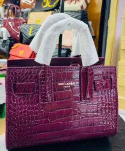Saint Laurent Paris  Crocs leather bag